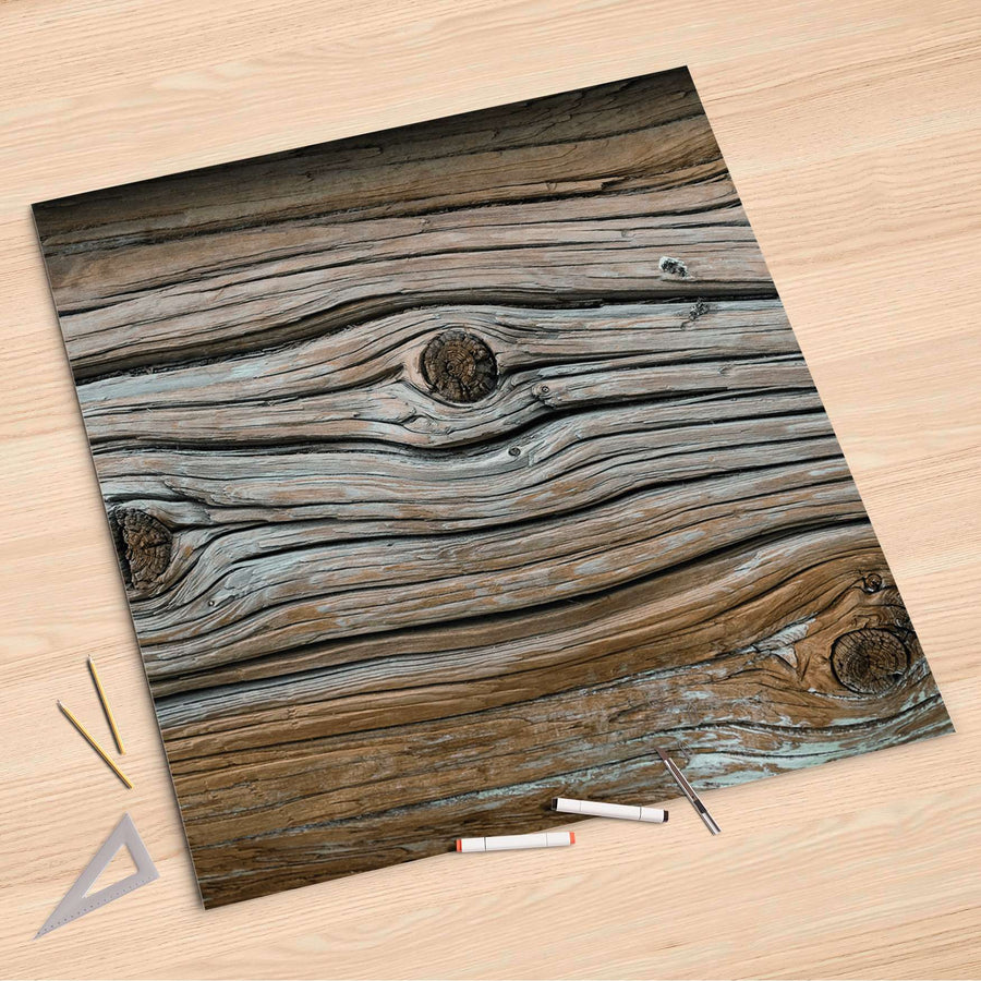 Folienbogen Hochbejahrt - 90x90 cm