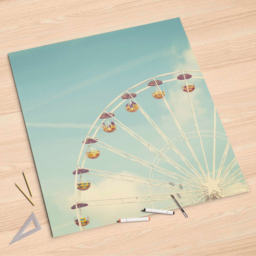 Folienbogen Merry go round - 90x90 cm