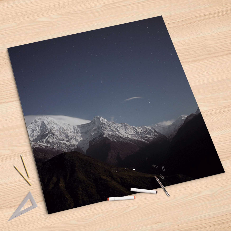 Folienbogen Mountain Sky - 90x90 cm