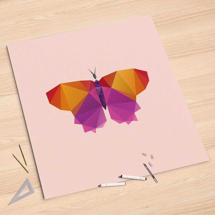 Folienbogen Origami Butterfly - 90x90 cm