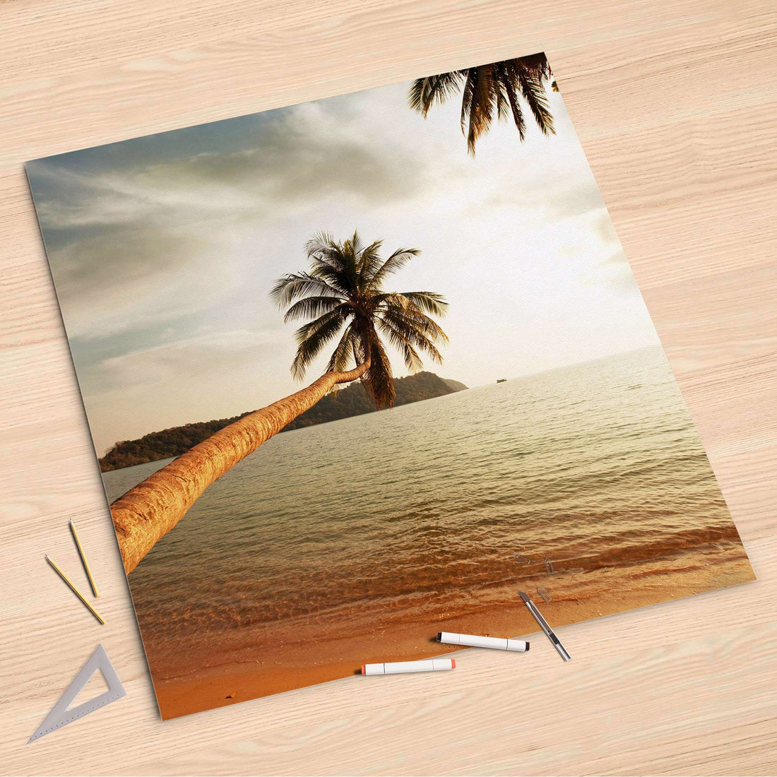 Folienbogen Paradise - 90x90 cm