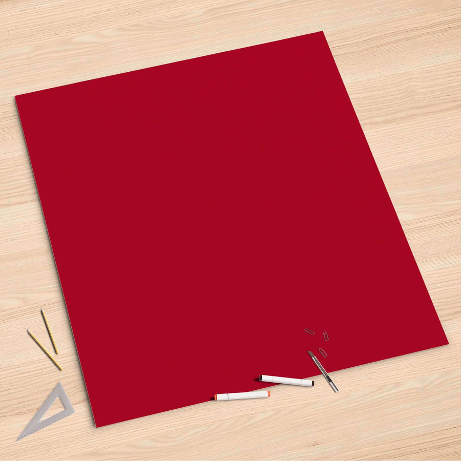 Folienbogen Rot Dark - 90x90 cm