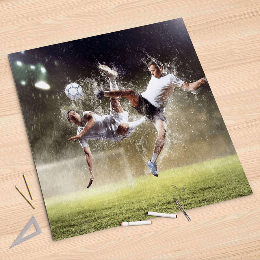 Folienbogen Soccer - 90x90 cm
