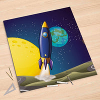 Folienbogen Space Rocket - 90x90 cm