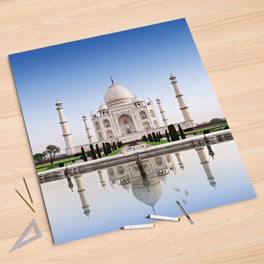 Folienbogen Taj Mahal - 90x90 cm