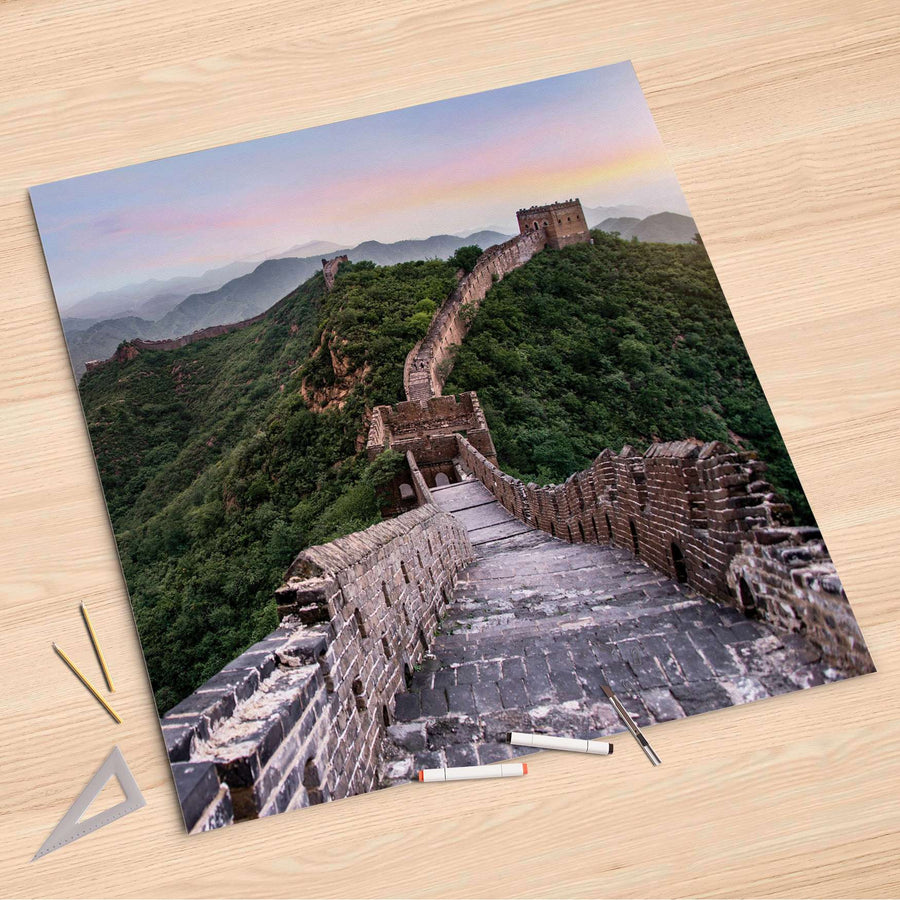 Folienbogen The Great Wall - 90x90 cm