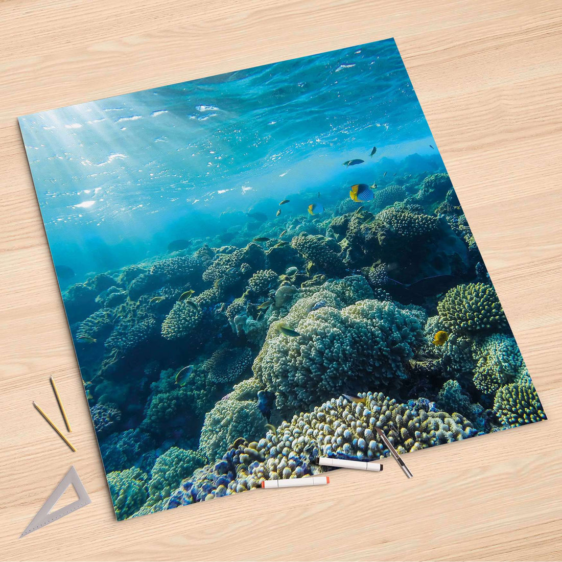 Folienbogen Underwater World - 90x90 cm