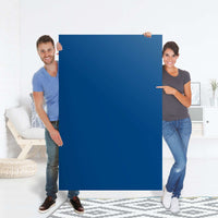Selbstklebender Folienbogen Blau Dark - Größe: 100x150 cm