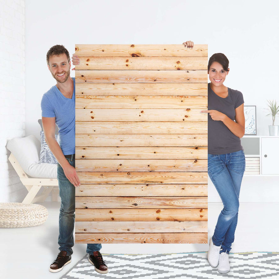 Selbstklebender Folienbogen Bright Planks - Größe: 100x150 cm