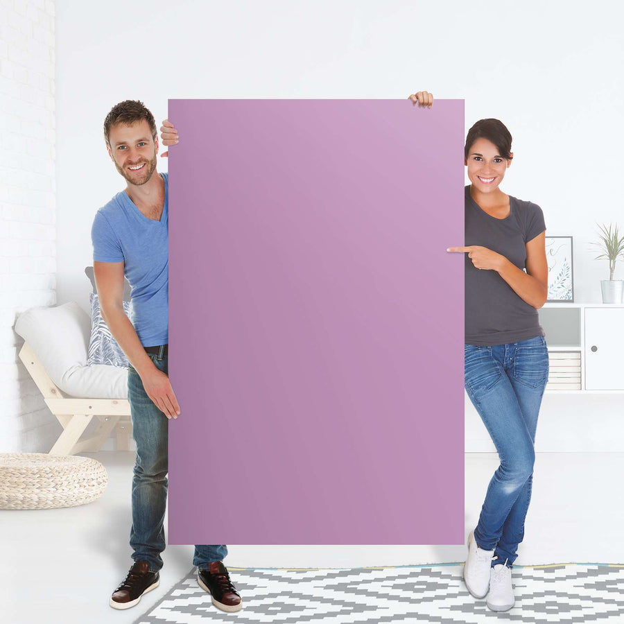 Selbstklebender Folienbogen Flieder Light - Größe: 100x150 cm