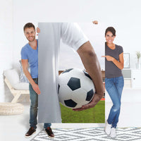 Selbstklebender Folienbogen Footballmania - Größe: 100x150 cm