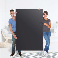 Selbstklebender Folienbogen Grau Dark - Größe: 100x150 cm