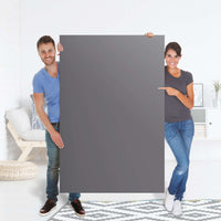 Selbstklebender Folienbogen Grau Light - Größe: 100x150 cm