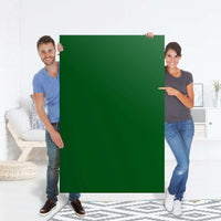 Selbstklebender Folienbogen Grün Dark - Größe: 100x150 cm