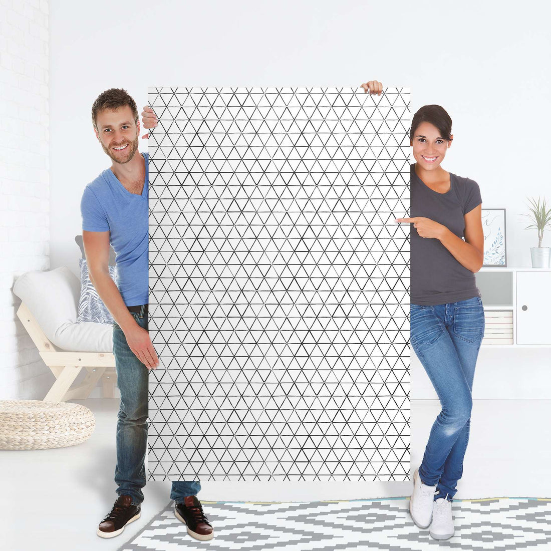 Selbstklebender Folienbogen Mediana - Größe: 100x150 cm
