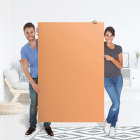 Selbstklebender Folienbogen Orange Light - Größe: 100x150 cm