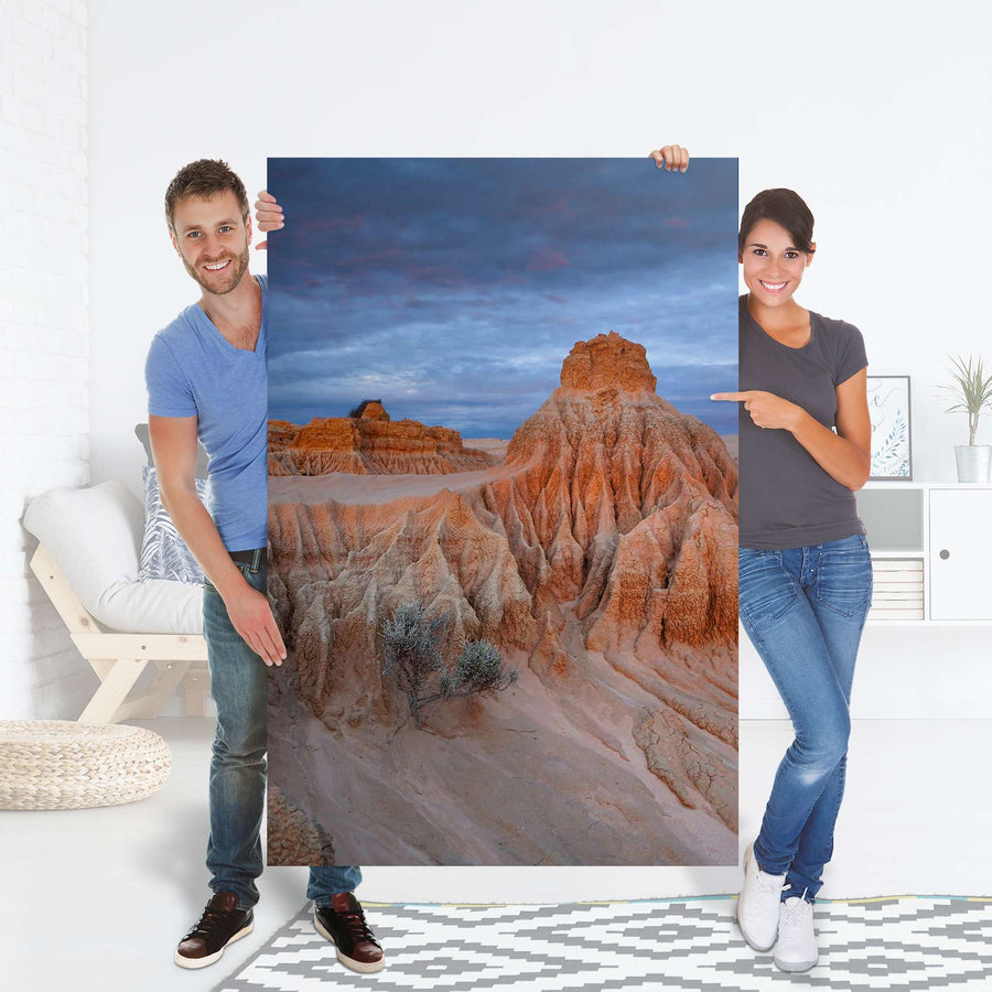 Selbstklebender Folienbogen Outback Australia - Größe: 100x150 cm