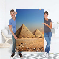 Selbstklebender Folienbogen Pyramids - Größe: 100x150 cm