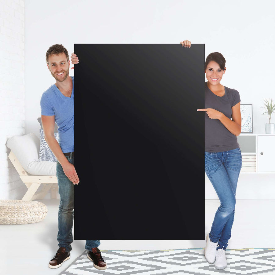 Selbstklebender Folienbogen Schwarz - Größe: 100x150 cm