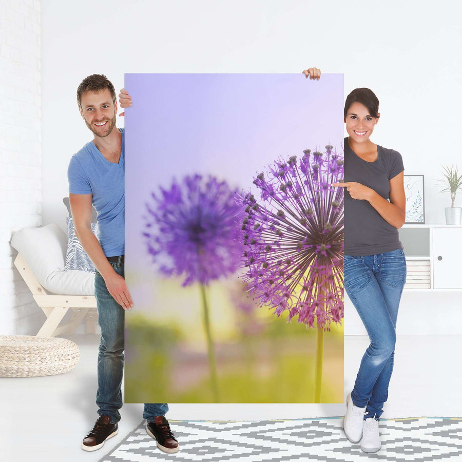 Selbstklebender Folienbogen Spring Flower - Größe: 100x150 cm