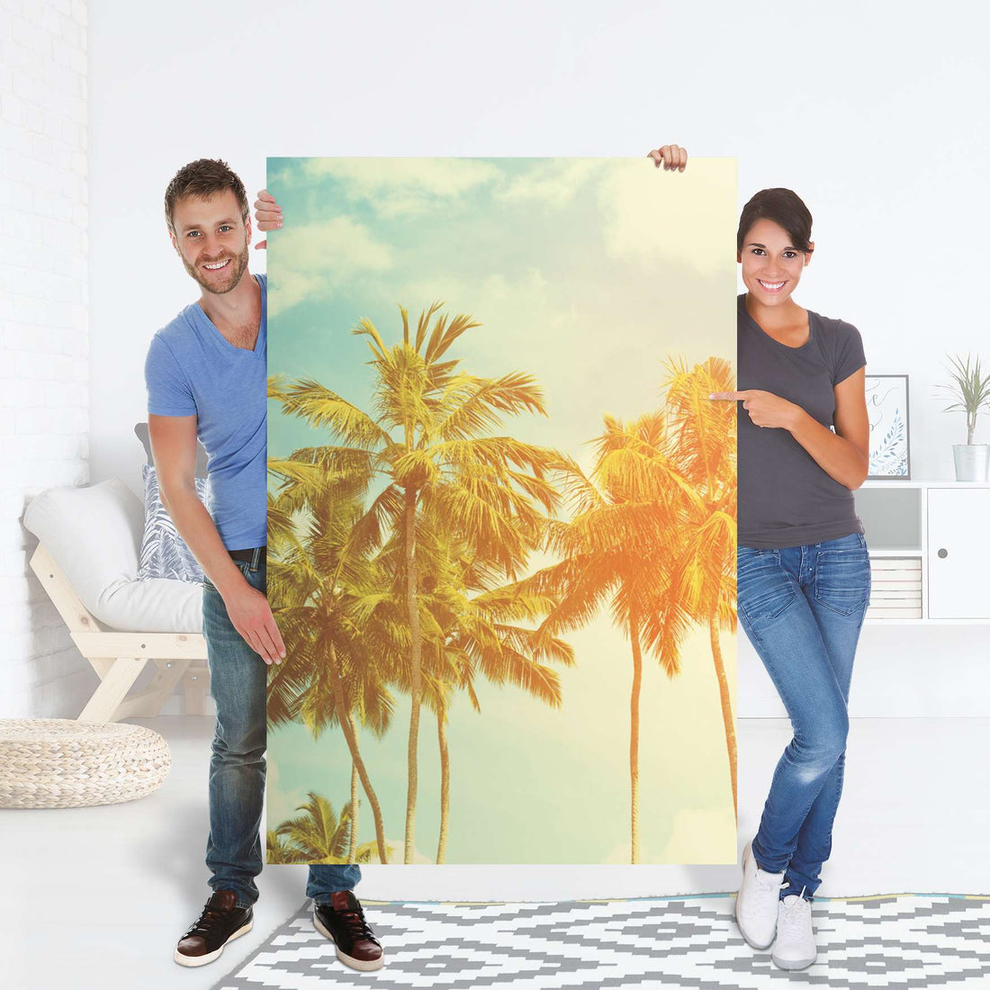 Selbstklebender Folienbogen Sun Flair - Größe: 100x150 cm