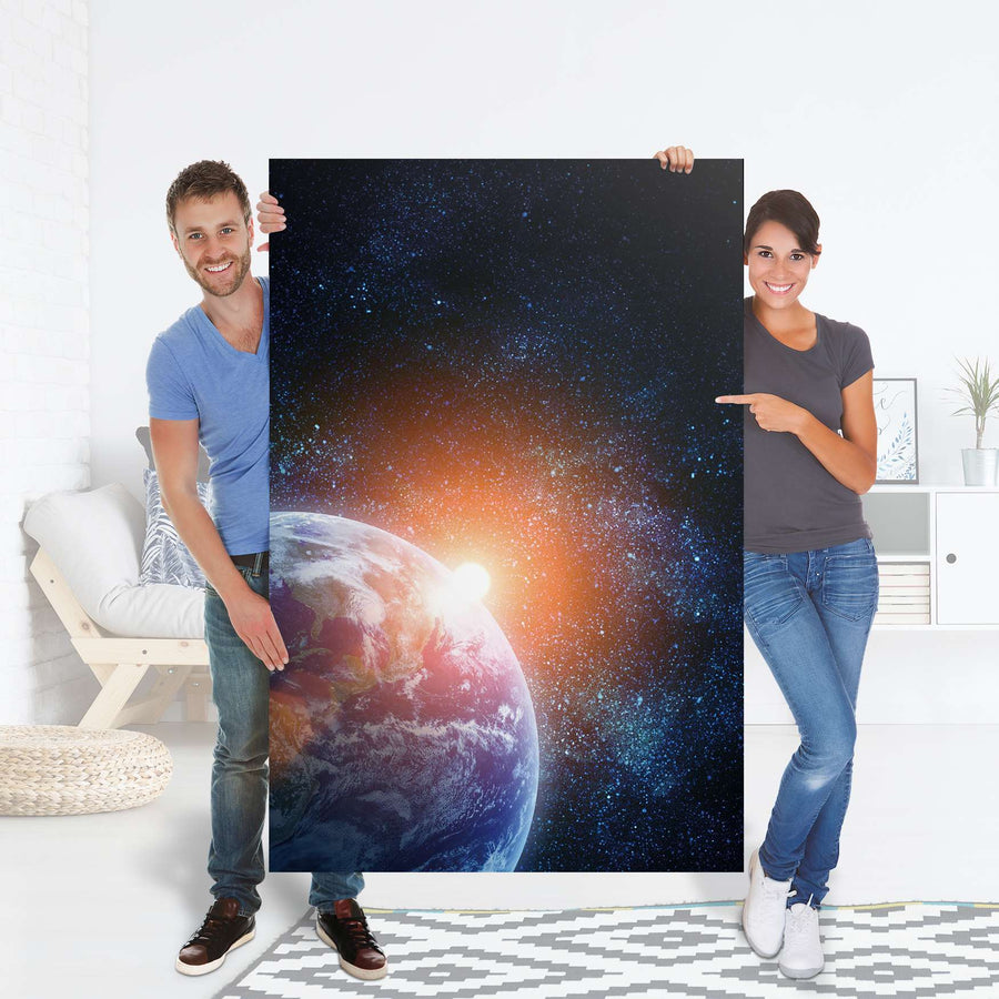 Selbstklebender Folienbogen Sunrise - Größe: 100x150 cm