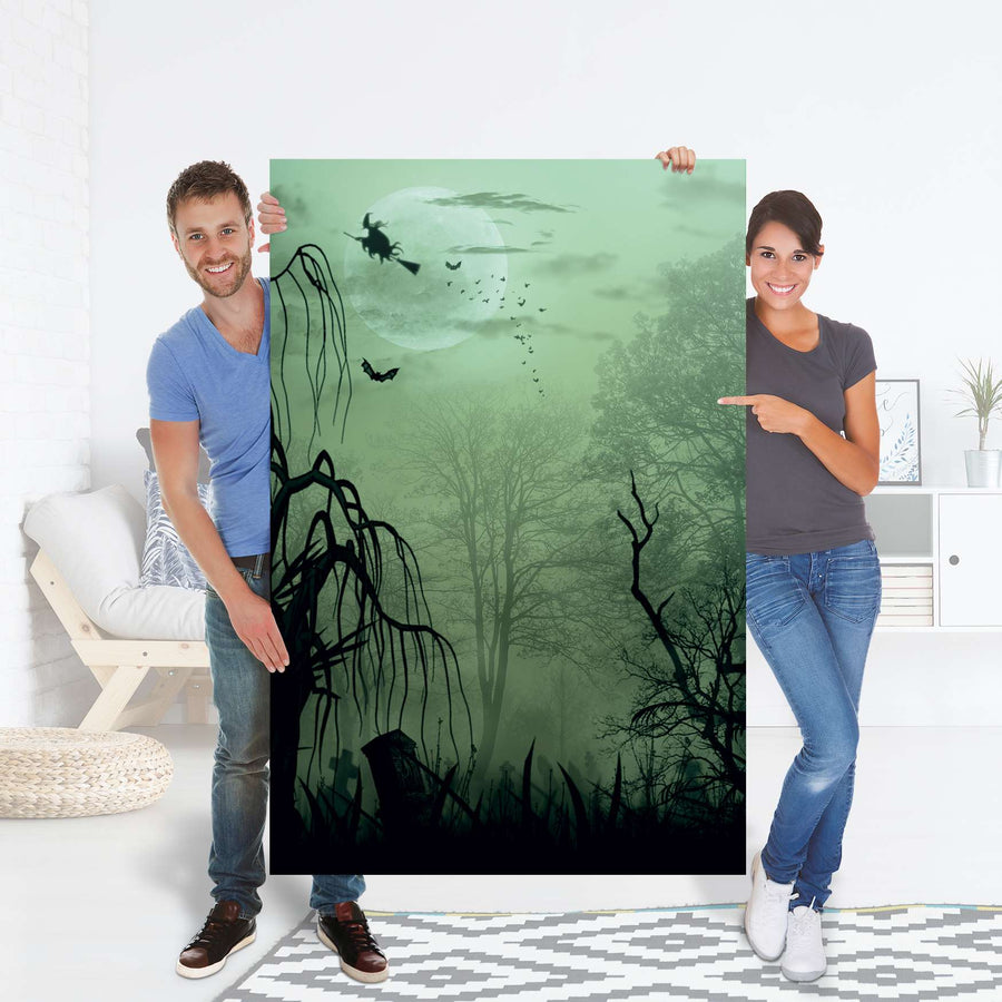 Selbstklebender Folienbogen Witchcraft - Größe: 100x150 cm