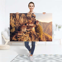 Selbstklebender Folienbogen Bhutans Paradise - Größe: 120x80 cm