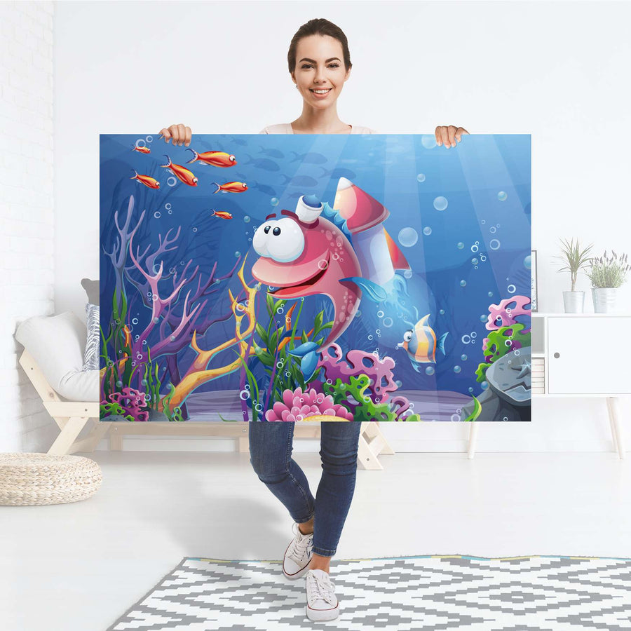 Selbstklebender Folienbogen Bubbles - Größe: 120x80 cm