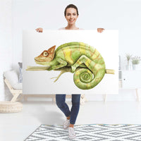 Selbstklebender Folienbogen Chameleon - Größe: 120x80 cm