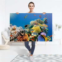 Selbstklebender Folienbogen Coral Reef - Größe: 120x80 cm