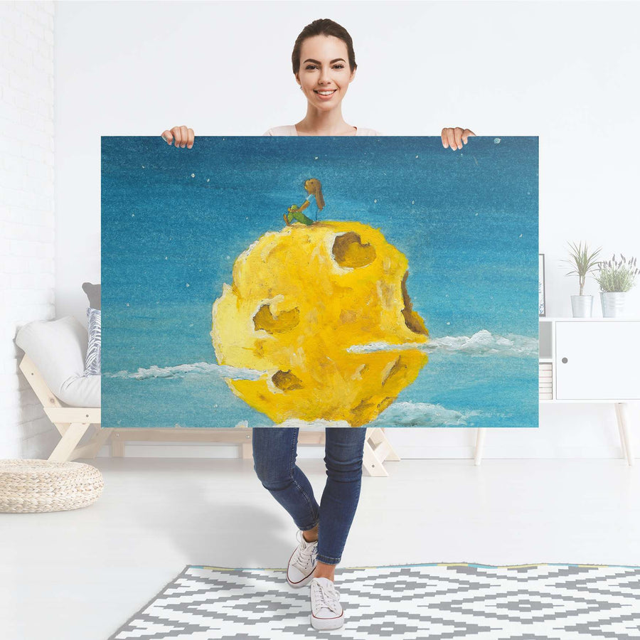Selbstklebender Folienbogen Fernweh - Größe: 120x80 cm