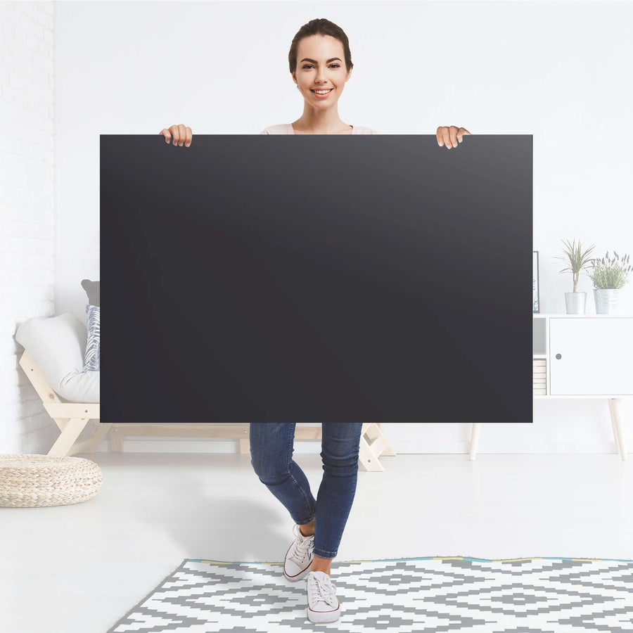Selbstklebender Folienbogen Grau Dark - Größe: 120x80 cm