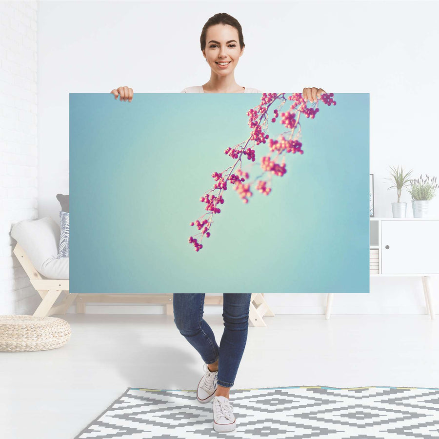 Selbstklebender Folienbogen Ikebana für Anfänger - Größe: 120x80 cm