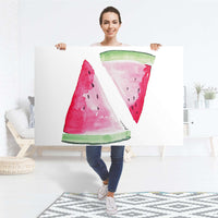 Selbstklebender Folienbogen Melone - Größe: 120x80 cm