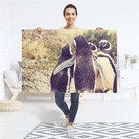Selbstklebender Folienbogen Pingu Friendship - Größe: 120x80 cm