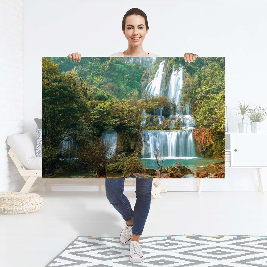 Selbstklebender Folienbogen Rainforest - Größe: 120x80 cm