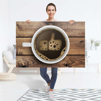 Selbstklebender Folienbogen Sweet Coffee - Größe: 120x80 cm