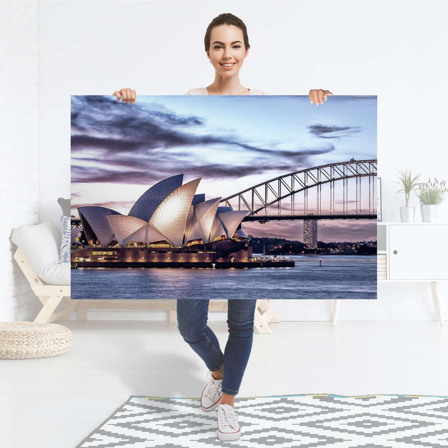 Selbstklebender Folienbogen Sydney - Größe: 120x80 cm