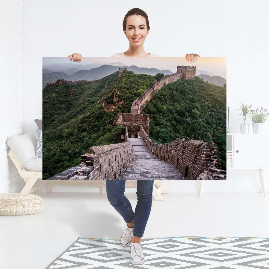 Selbstklebender Folienbogen The Great Wall - Größe: 120x80 cm