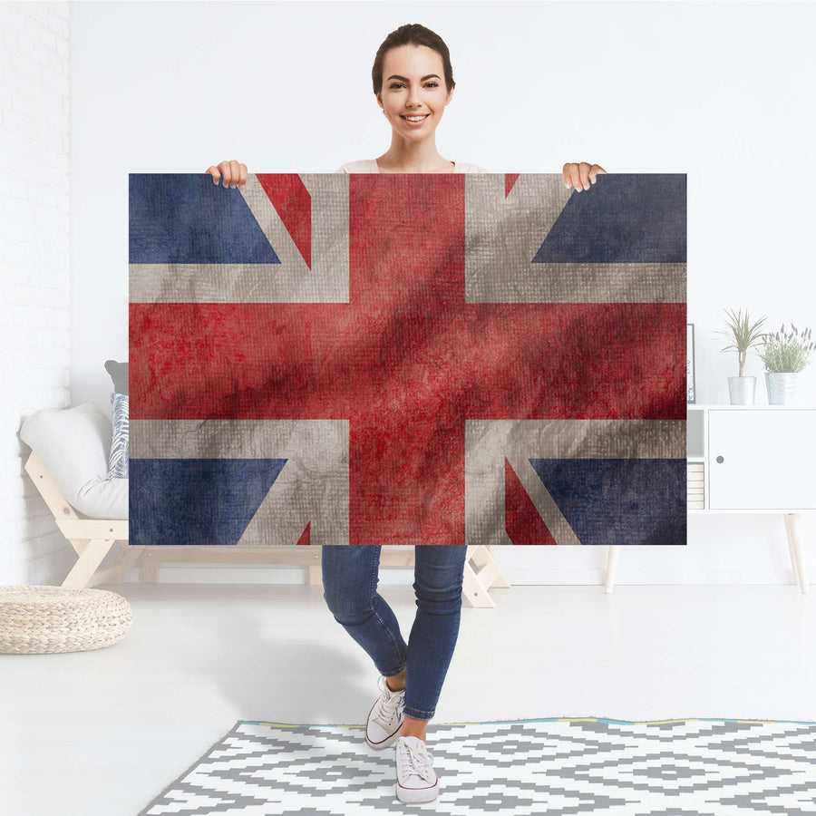 Selbstklebender Folienbogen Union Jack - Größe: 120x80 cm