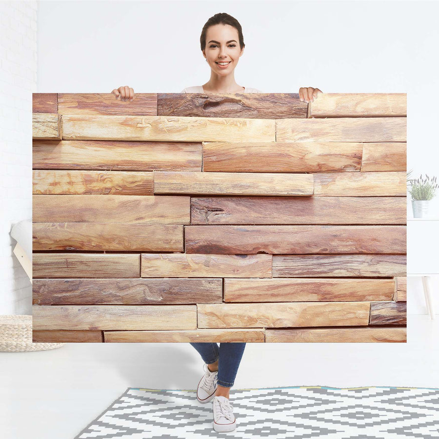 Selbstklebender Folienbogen Artwood - Größe: 150x100 cm
