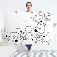 Selbstklebender Folienbogen Atomic 1 - Größe: 150x100 cm