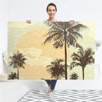 Selbstklebender Folienbogen Beach Palms - Größe: 150x100 cm