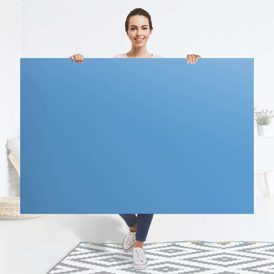 Selbstklebender Folienbogen Blau Light - Größe: 150x100 cm