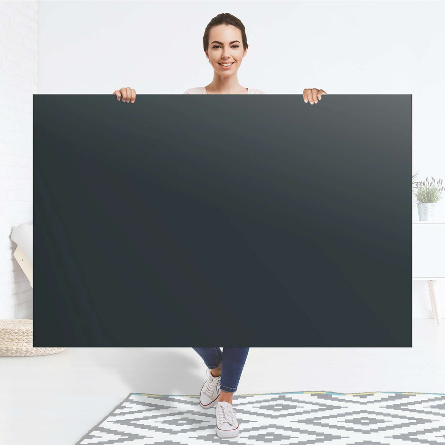 Selbstklebender Folienbogen Blaugrau Dark - Größe: 150x100 cm