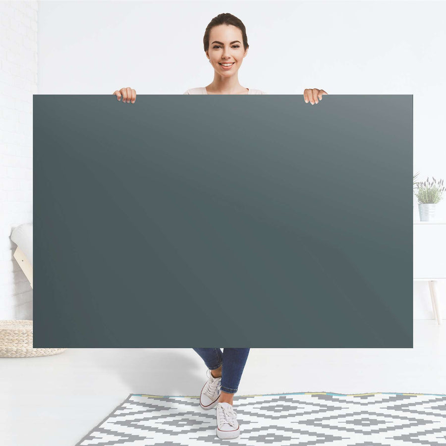 Selbstklebender Folienbogen Blaugrau Light - Größe: 150x100 cm