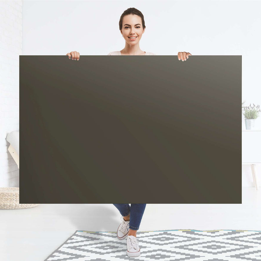 Selbstklebender Folienbogen Braungrau Dark - Größe: 150x100 cm