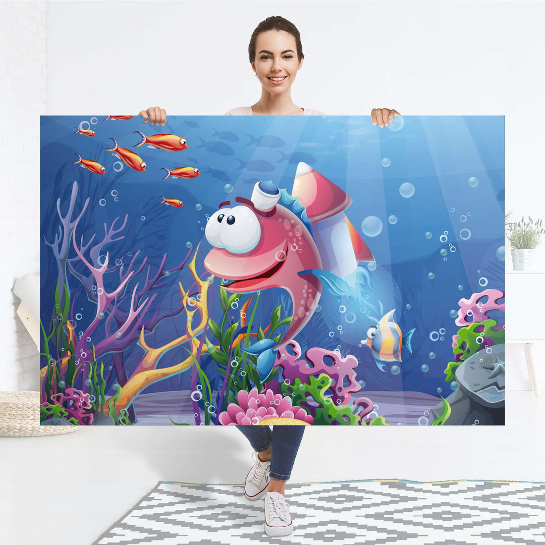 Selbstklebender Folienbogen Bubbles - Größe: 150x100 cm