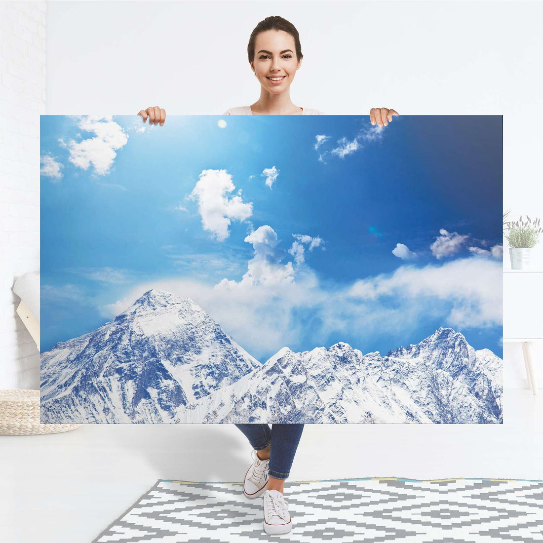 Selbstklebender Folienbogen Everest - Größe: 150x100 cm